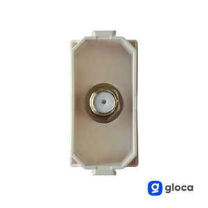 Conector de TV satelital Gloca con tornillo de fijación, tipo F, para montaje en panel, de plástico, juego de 2 - Product Image 5