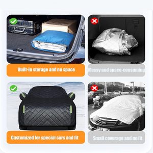 Jeep Grand Cherokee Full Face All-weather Waterproof <strong>Car</strong> Cover with UV Protection Glossy Finish 1.5mm Thickness Windproof Belt - Product Image 5