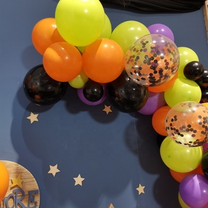 Kit Decorazioni <span class=keywords><strong>per</strong></span> Feste di Halloween con Palloncini in Lattice ad Elio, Ghirlande e Archi - Product Image 5