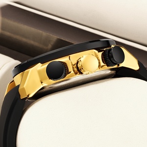 โอริมาร์ท ฮอลโลว์ ดีไซน์<span class=keywords><strong>นาฬิกา</strong></span>อัตโนมัติสำหรับผู้ชายกีฬาแฟชั่นสายซิลิโคนสแตนเลสกันน้ำ 10 เมตรสไตล์ยุโรป - Product Image 2