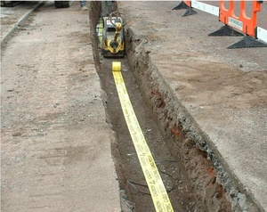 Cinta de advertencia para cables de alcantarillado subterráneo, venta caliente, personalizada - Product Image 6