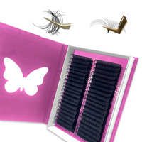Extensions de cils en faux vison, double grand format, personnalisables avec votre marque privée, en cachemire, individuelles, classiques et volume