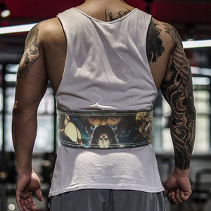 Ayarlanabilir PU deri spor bel giyotin destek kemeri ağırlık kaldırma Fitness egzersiz geri destek zayıflama fonksiyonu çapraz - Product Image 2
