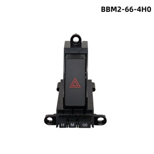 Botón del interruptor de luces de emergencia Mazda 3 BBM2-66-4H0 Negro Pieza original para Mazda3BL - Product Image 4