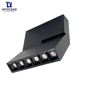 Système d'éclairage magnétique <span class=keywords><strong>sur</strong></span> <span class=keywords><strong>rail</strong></span> de haute qualité pour supermarchés, magasins, boutiques de vêtements, éclairage de grille pliable pour le commerce de détail - Product Image 2