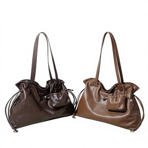 Bolso de Hombro Retro con Cierre de Cremallera para Mujer, Primavera 2026, de Cuero, para Viajes y Uso Diario, con Forro de Poliéster - Product Image 1
