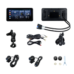 Navegador para Motocicleta con Pantalla de 6.25 Pulgadas, BT, DVR, CarPlay Inalámbrico, Resistente al Agua, Pantalla Dividida Extraíble, GPS Android - Product Image 1