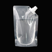 Emballage en plastique, sachet debout pour savon liquide avec bec verseur