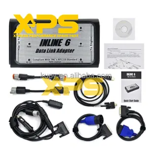 NEW IN LINE 6 Data Link Adapter for Cum mins Truck Scanner Heavy Duty Insite v8.7 Data Link Adapter Diesel Truck Diagnostic Tool