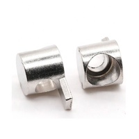 20/30/40/45 Zinc Alloy Aluminum Profile Universal Connectors Inner Fastener Silver Finish