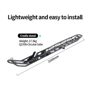 Support de cadre de vélo et de moto tout-terrain robuste pour pare-chocs arrière de voiture bouche carrée <span class=keywords><strong>remorque</strong></span> attelage Camp <span class=keywords><strong>remorque</strong></span> accessoires - Product Image 5