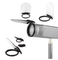 Carte de rebond AK-R12 ronde Flash Head Light Diffuser Camera Flash Lights