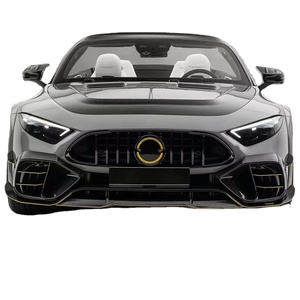 Para <span class=keywords><strong>Mercedes</strong></span> <span class=keywords><strong>SL63</strong></span> Kit de cuerpo de fibra de carbono <span class=keywords><strong>SL63</strong></span> mejorado estilo MSY difusor de labio delantero de fibra de carbono Spoiler Kit de cuerpo ancho - Product Image 1