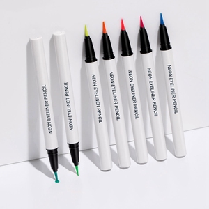 Neón 7 colores fluorescente vegano impermeable delineador de ojos lápiz potenciadores de cejas - Product Image 2