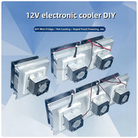 Kit de Refroidissement à Semi-Conducteurs 12 V TEC1-12706, Refroidisseur Électronique Peltier, Ensemble de Refroidissement DIY pour Mini Climatiseur/Réfrigérateur