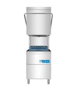 Lave-vaisselle automatique commercial adapté aux grands hôtels et restaurants, avec hotte électrique et fonctionnalités professionnelles - Product Image 1