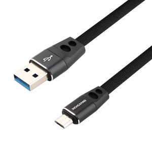 Câble de synchronisation de données USB tressé en TPE de protection, charge rapide 3A, 1,2 m pour appareil photo et ordinateur de type C - Product Image 4