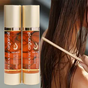 Oils For Hair Keratin Custom Moisturizing Shine Polisher Human Organic Hair Care Treatment Argan Oil OEM Silk Serum
