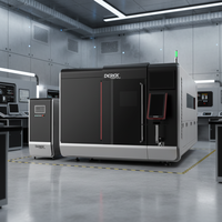 Machine de découpe laser à fibre entièrement fermée DF3015S Derek 3000x1500mm avec table d'échange CNC 3 axes Yaskawa pour acier inoxydable et acier au carbone