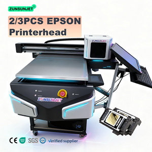 Machine d'imprimantes d'autocollants d'étiquettes <span class=keywords><strong>3d</strong></span> Uv <span class=keywords><strong>la</strong></span> <span class=keywords><strong>moins</strong></span> chère 6090 A1 <span class=keywords><strong>imprimante</strong></span> à plat Uv Dtf avec feuille d'or à plat - Product Image 2