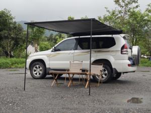 Auvent de voiture Premium à ouverture directe, coque PVC 6005, quatre saisons, 1.62.5M/22.5M/23M/2.53M, imperméable, résistant aux UV, avec structure en aluminium - Product Image 3