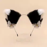 Diadema de orejas de gato para fiesta, diadema decorativa para el pelo, Cosplay, accesorios para el cabello