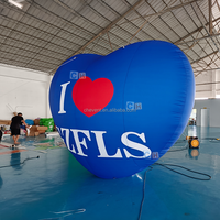 Riesiger Aufblasbarer Herz-Ballon Individuelles Liebesschild für Valentinstag Hochzeit Party Outdoor-Event Dekoration