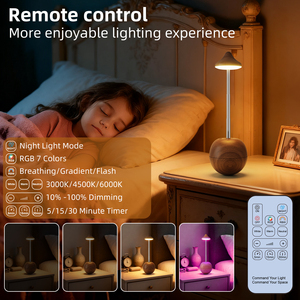Moderno Tumbler Design peso altezza regolabile RGB <span class=keywords><strong>lampada</strong></span> da tavolo USB ricaricabile Touch luci notturne camera da letto <span class=keywords><strong>lampada</strong></span> da tavolo <span class=keywords><strong>LED</strong></span> comodino - Product Image 4