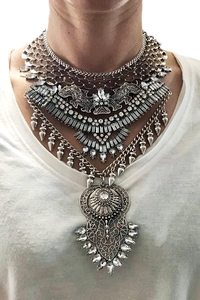 Collar con borla larga para mujer, colgante bohemio con moneda gruesa, accesorios de moda, regalo de joyería - Product Image 5