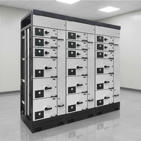 Armoire de distribution d'énergie industrielle basse tension personnalisée avec interrupteur extractible, armoire de commande PLC sur mesure, courant 10-630A