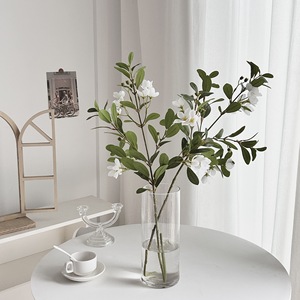 Plantas Verdes Simuladas, Flores Artificiales, <span class=keywords><strong>Myrtus</strong></span> Chino, Ikebana, Plantas Decorativas de Hojas, Materiales Florales, Decoración del Hogar - Product Image 4