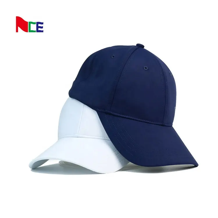 Baseball Hat Quick Dry Navy Blue Baseball Fitted Cap Top Quality Custom Cap Baseball Hat
