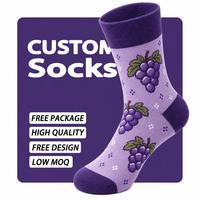 Vente Flash : Fournisseur de Chaussettes Personnalisées à Motifs Colorés Prêtes à la Vente pour Programmes d'Approvisionnement à Long Terme