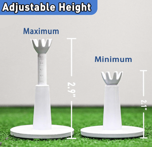 Tees <span class=keywords><strong>de</strong></span> tapis <span class=keywords><strong>de</strong></span> golf réglables Tee <span class=keywords><strong>de</strong></span> plage en caoutchouc incassable pour practise et simulateur - Product Image 5