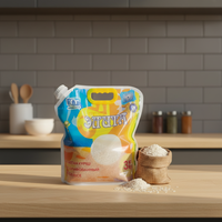 Sac d'emballage pour riz de 3 kg et 5 kg, avec bec verseur, poignée, résistant à l'humidité, non glissant