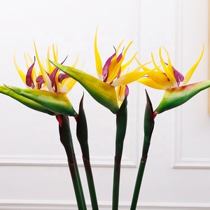 QiHao ดอกไม้ยางเทียมเนื้อสัมผัสเหมือนจริง,<span class=keywords><strong>Strelitzia</strong></span> <span class=keywords><strong>Reginae</strong></span> - Product Image 3