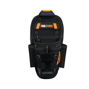 TOOL STACK Jiayuan Ceinture porte-outils professionnelle robuste en cuir véritable tanné pour électricien, fermeture à boucle, 45-49 - Product Image 1
