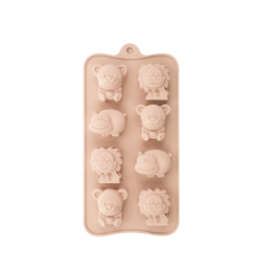 Moule en silicone personnalisé pour bonbons en forme d'animaux adorables, 10 cavités, silicone de qualité alimentaire - Product Image 4