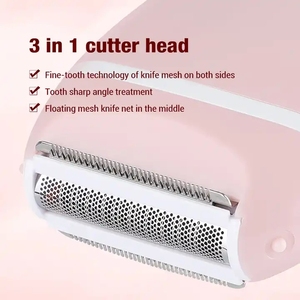 Depiladora Bikini 3 en 1, Herramientas de Depilación Sin Dolor, Recortadora de Vello Corporal y Facial, Depiladora Eléctrica para Mujer, Maquinilla de Afeitar para Bikini - Product Image 2