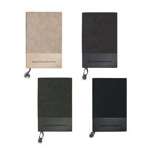 Cuaderno de cubierta de cuero PU de tacto suave directo de fábrica al por mayor 2025 planificador diario de impresión de diseño personalizado con borde de Color - Product Image 1