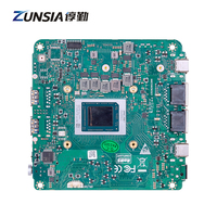Carte mère PC AMD Zunsia OEM 2*H-D/Type-C 6600H 7535U 8845HS 2*DDR5 Ordinateur monocarte 2Lan Rs232 X86 Linux Nuc