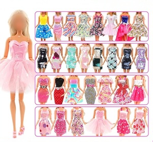 Colección de Ropa para Muñecas en Miniatura de Varios Estilos, Surtido de Faldas y Vestidos para Muñecas Barbie, Accesorios de Moda - Product Image 1