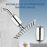 Pommeau de douche filtrant Hidly personnalisé à filtration multi-étapes à la vitamine C pour l'eau dure, élimine le chlore