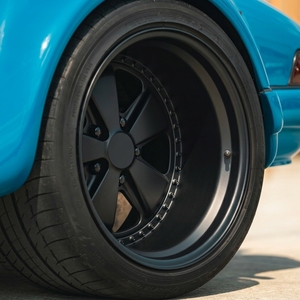 ล้อปลอมแปลงผ้าซาตินสีดำเว้าลึกขอบ19 20นิ้วสำหรับ <span class=keywords><strong>PORSCHE</strong></span> 911 992 991 997 996 964 Cayman Boxster Macan Cayman GT4 - Product Image 1