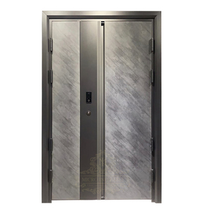 <span class=keywords><strong>Porta</strong></span> d'Ingresso Premium in Acciaio Inossidabile Rinforzato per Case di Lusso con Vetri Laterali, Serratura Intelligente e Guarnizione Inferiore - Product Image 2