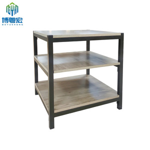 Estantería Metálica para Supermercado, Resistente, 4 Niveles, 50 kg por Nivel, Color Negro, Mueble Comercial Cuadrado - Product Image 1