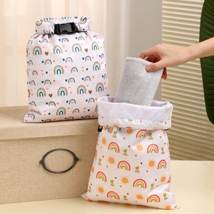 Nouveau bébé sacs <span class=keywords><strong>à</strong></span> couches 27.5*40Cm imprimé <span class=keywords><strong>sac</strong></span> humide organisateur avec Snack Clip et boucle étanche <span class=keywords><strong>sac</strong></span> humide <span class=keywords><strong>sac</strong></span> <span class=keywords><strong>à</strong></span> main pour voyage <span class=keywords><strong>à</strong></span> domicile - Product Image 6