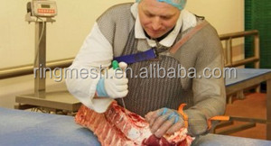 Guante de malla de acero inoxidable anticorte para brazo completo y hombro, certificado CE, estándar EN1082, EPP - Product Image 5