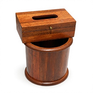 Handcrafted Luxury Sandalwood Tissue Box with Brass Inlay for Religious Winter Use Eco-Friendly Indian Incense - Product Image 1