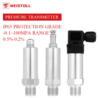 Transmetteur de capteur de pression Weistoll 4-20mA Affichage numérique LCD LED Protection IP65 Précision 0,15% 12-30VDC Personnalisable ODM OEM
